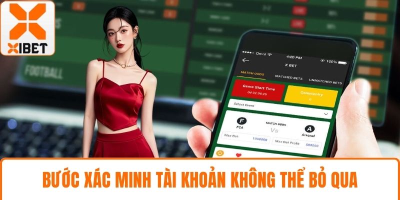 Bước xác minh tài khoản không thể bỏ qua