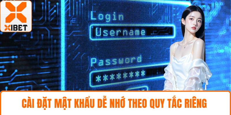Cài đặt mật khẩu dễ nhớ theo quy tắc riêng