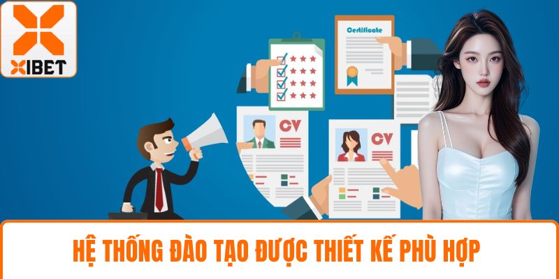 Tuyển Dụng XIBET - Cơ Hội Nghề Nghiệp Hấp Dẫn Cho Bạn 3 Hệ thống đào tạo được thiết kế phù hợp